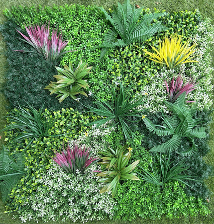 Purple Haze Green Wall Panel